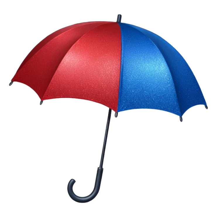 glitter red and blue umbrella resident evil sticker