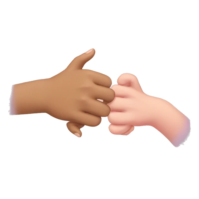 Pinky promise sticker