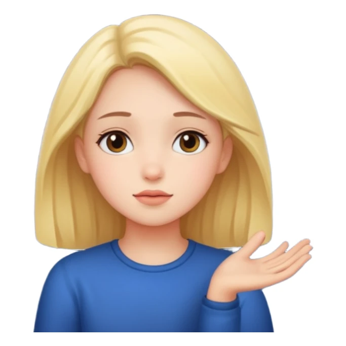 Girl watching stars sticker