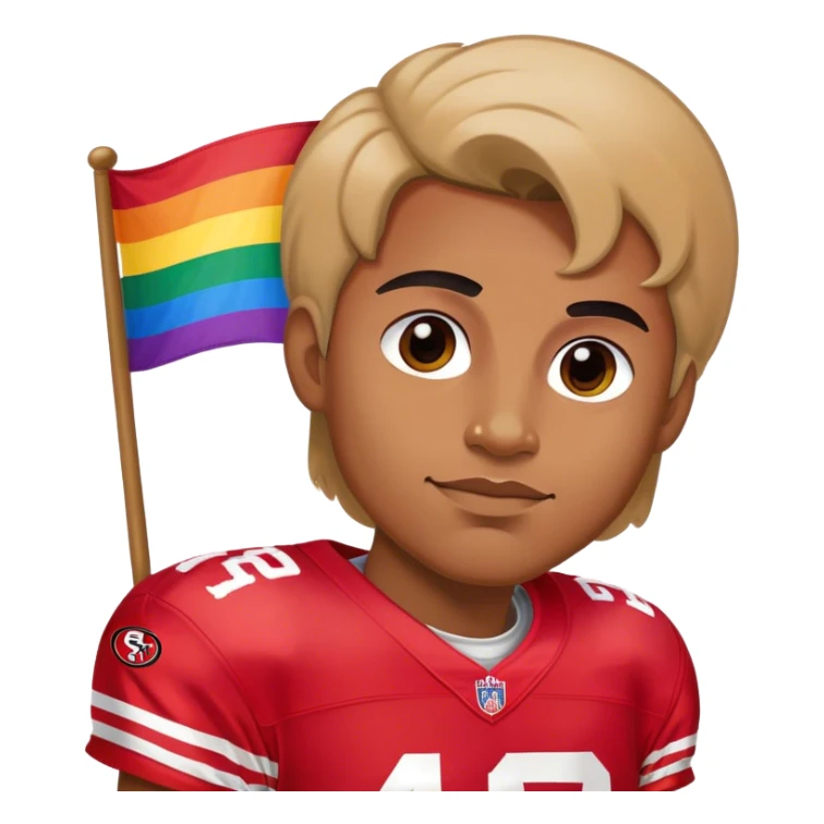 Gay 49ers fan sticker