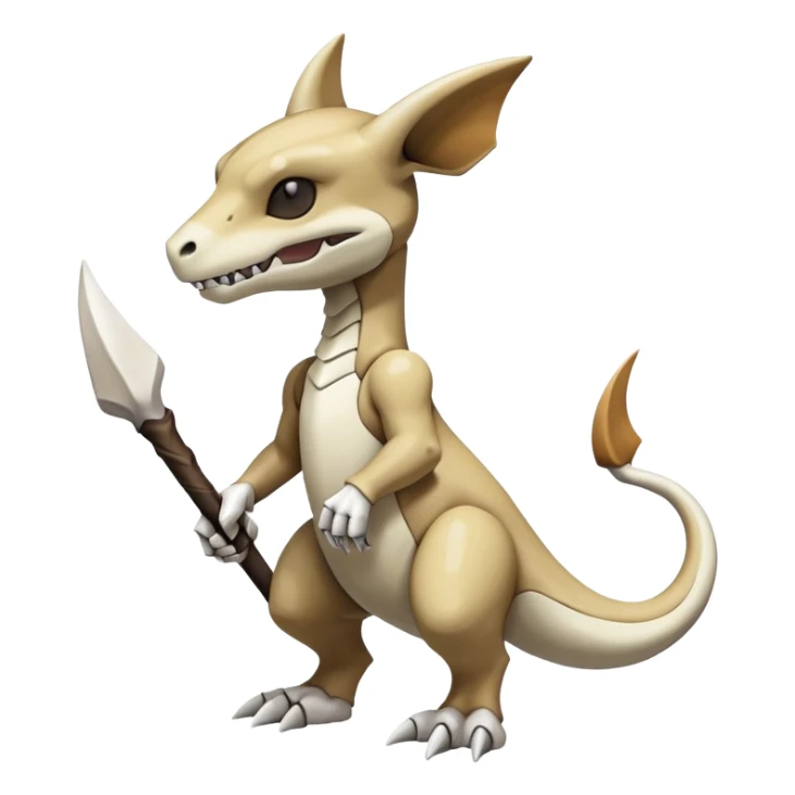 Cubone-Marowak-Fakémon-creature (full body) sticker