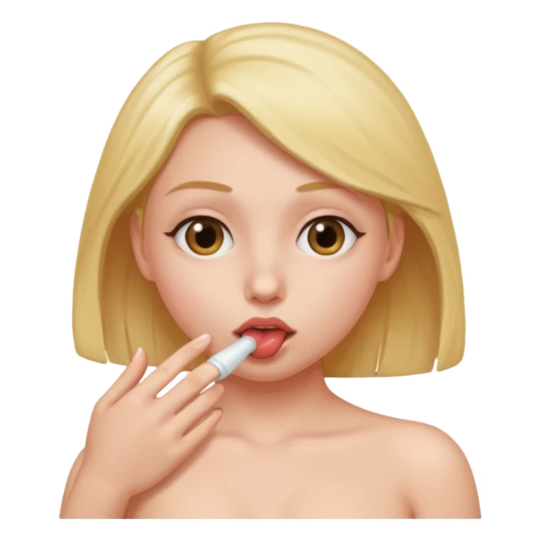 sucking female nipple sticker