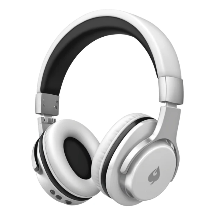 Headphones brown or white sticker