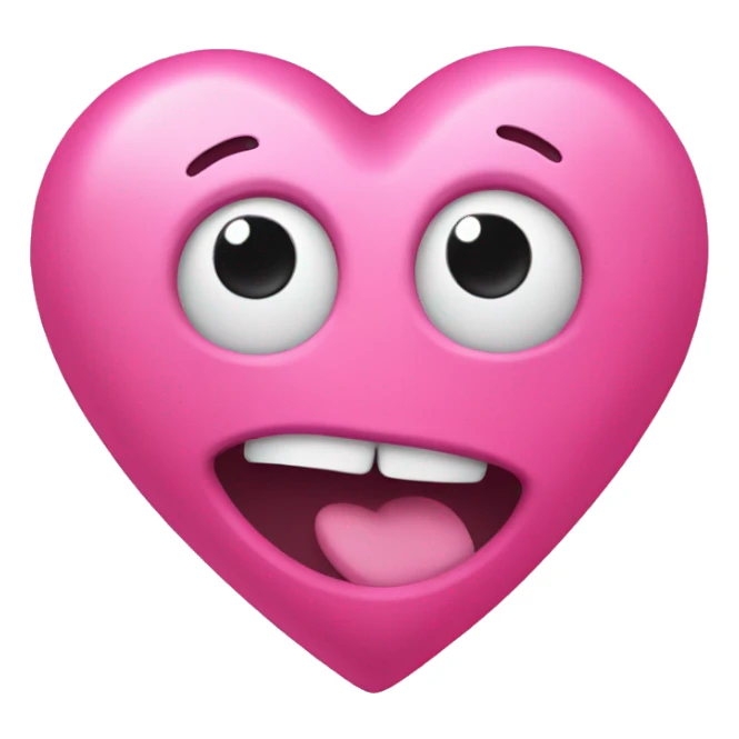 Tickle me pink heart sticker