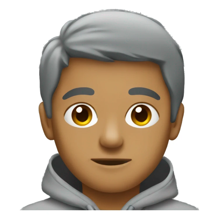 Gray sweatsuit sticker