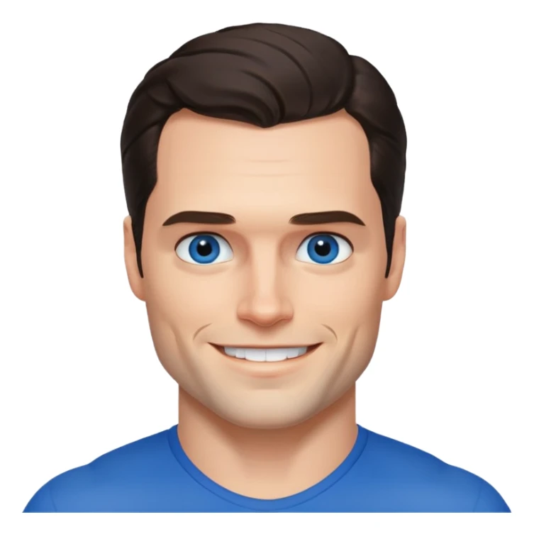 Henry Cavill with blue eyes sticker