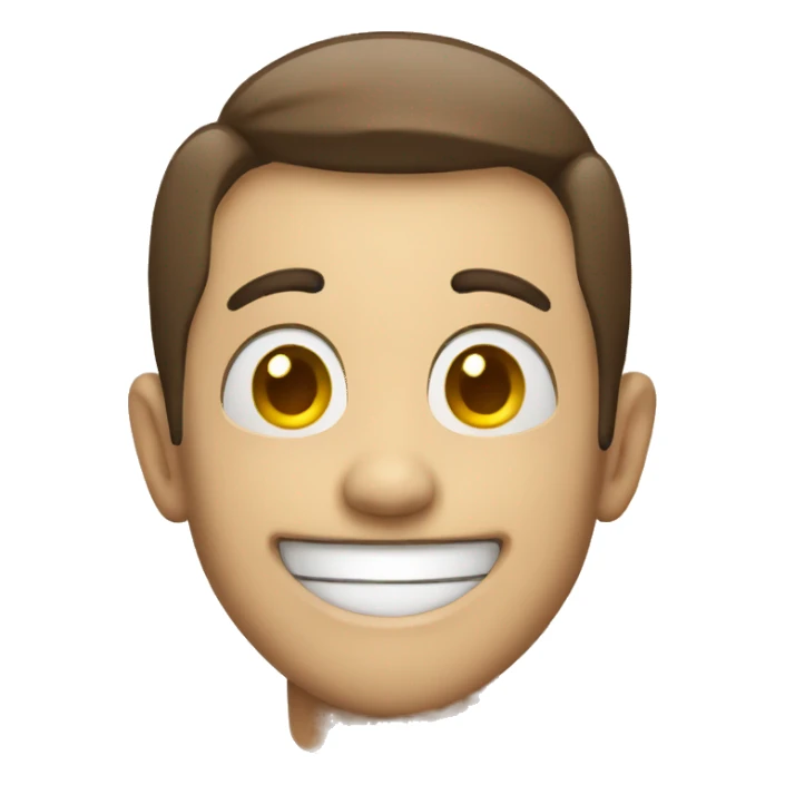 excited emoji smiling sticker