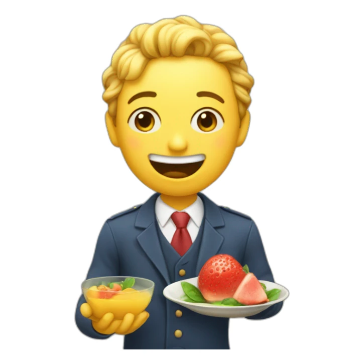 Monsieur qui mange une pastèque sticker