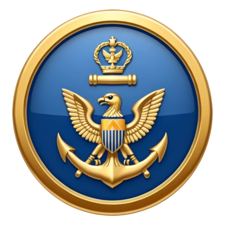 Indian Navy logo emiji sticker