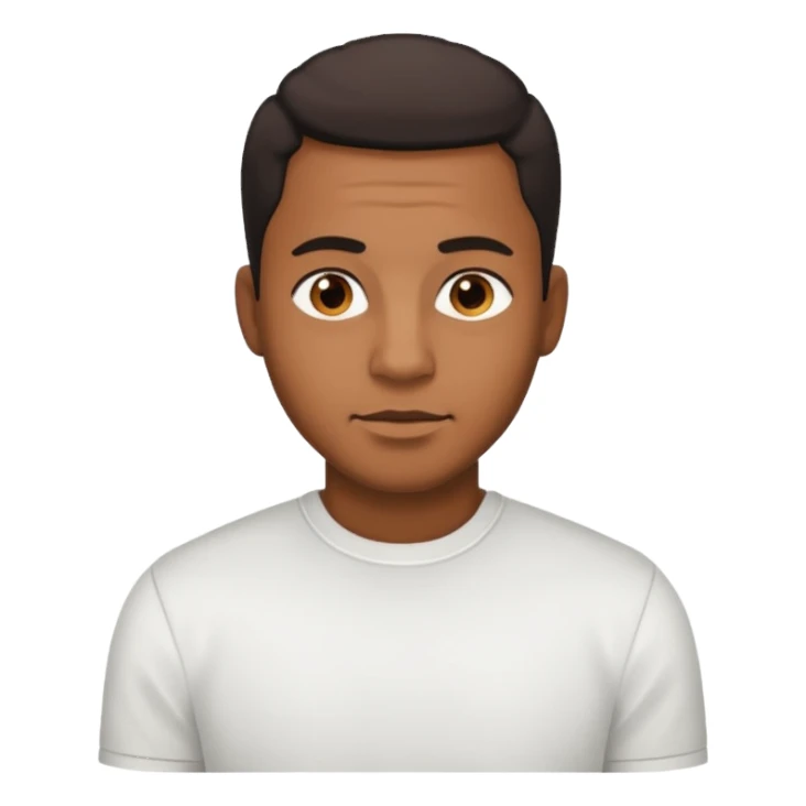 black man thief white shirt sticker