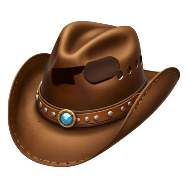 Cowboy hat  emoji style just the hat sticker