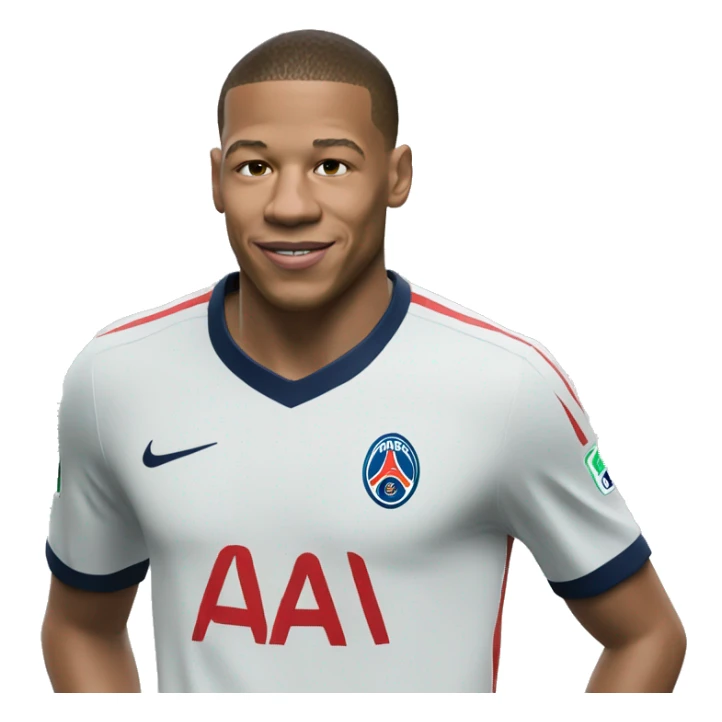 Mbappé qui fait gardez-vous  sticker