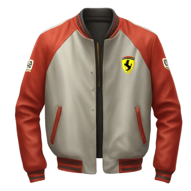 Ferrari jacket sticker