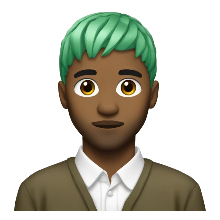 Frank Ocean Green Hair Blonde sticker