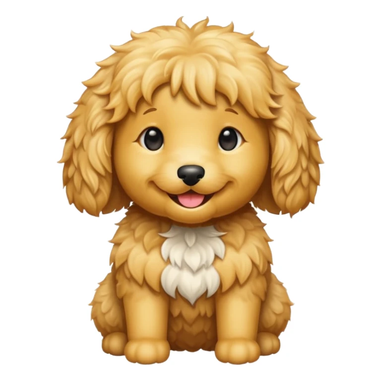 Light golden doodle girl sticker