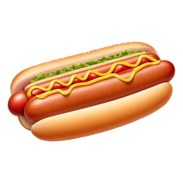 danish red hot dog sticker