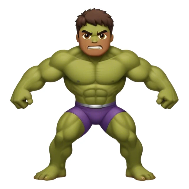 Super hero hulk kid full body sticker