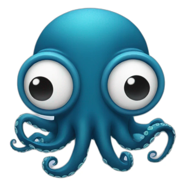 octopus head minions sticker