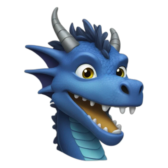 Dragon DreamWorks krokmou sticker