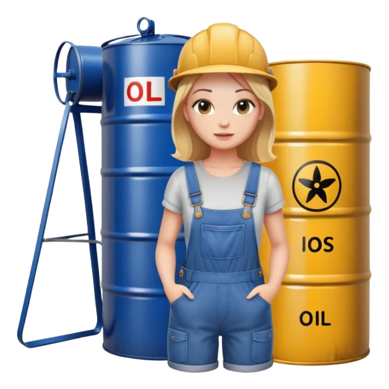 lkw with oil barrel sticker