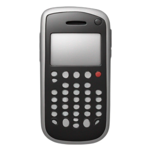 Scrolling phone black and whkte sticker