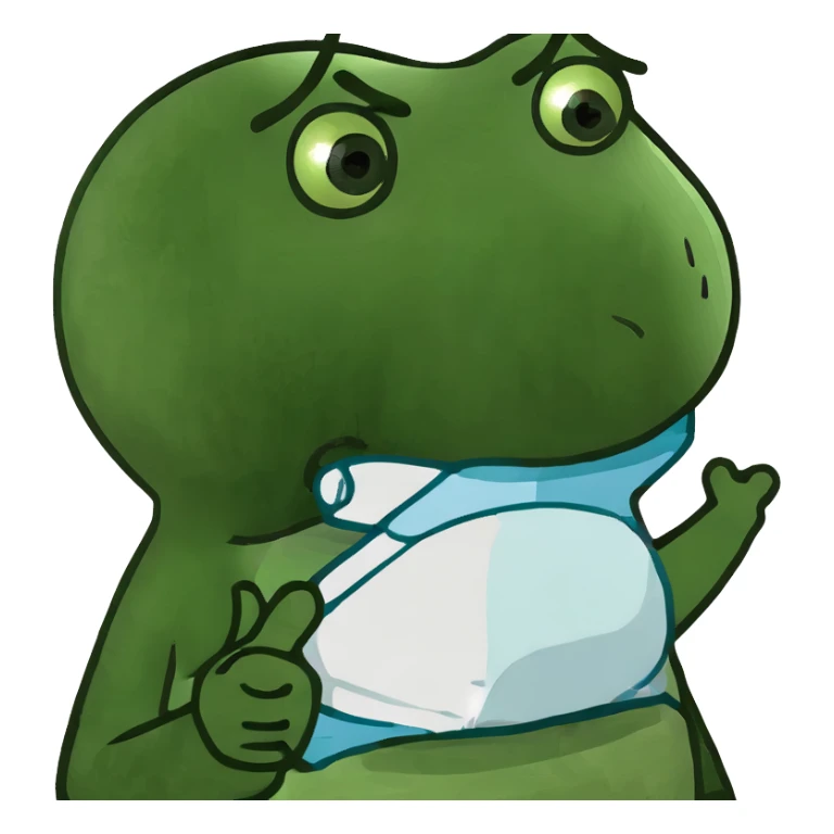 Baby with the middle finger up sticker