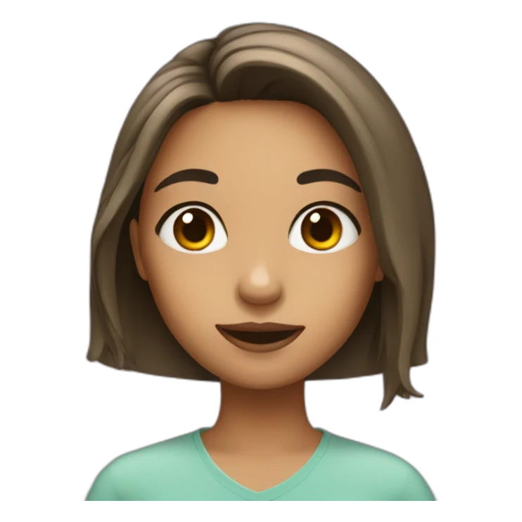 girl takes a selfie sticker