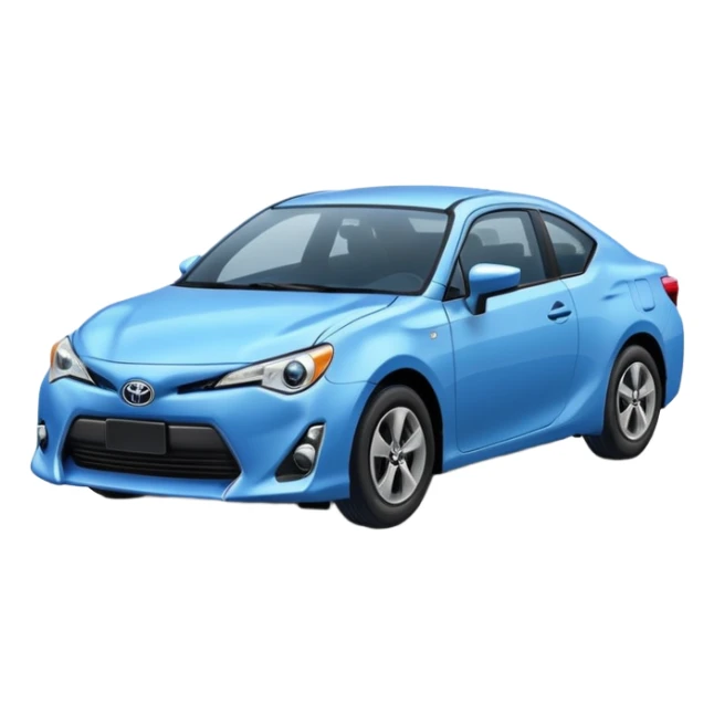 Drive safe in a blue Toyota  sticker