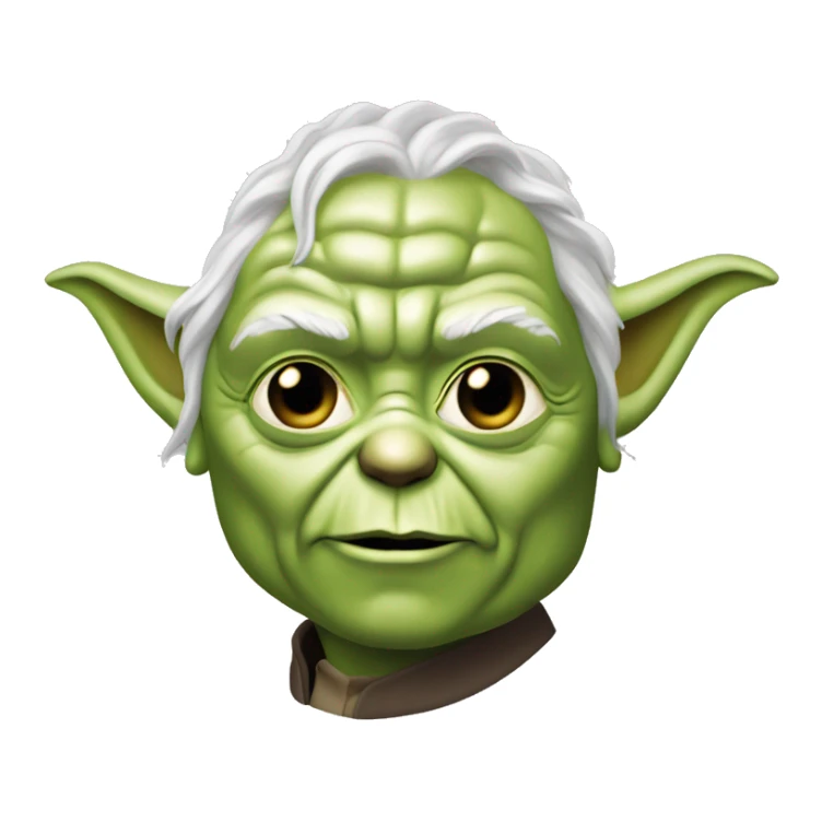 Maitre Yoda qui boit du café sticker