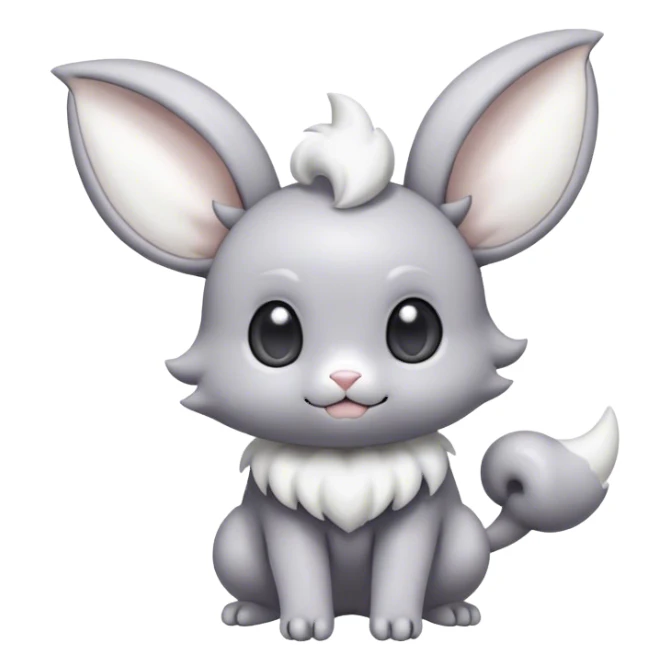 Minccino-Espurr-Cinccino-creature-hybrid sticker