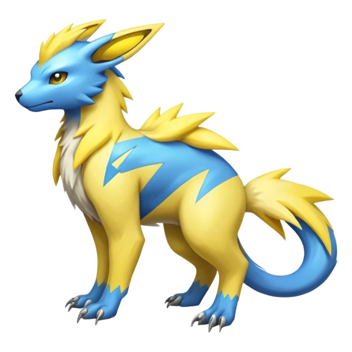 Manectric-Electrike-Fakémon-hybrid-creature (full body)  sticker