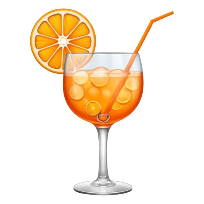 emoji spritz cocktail sticker
