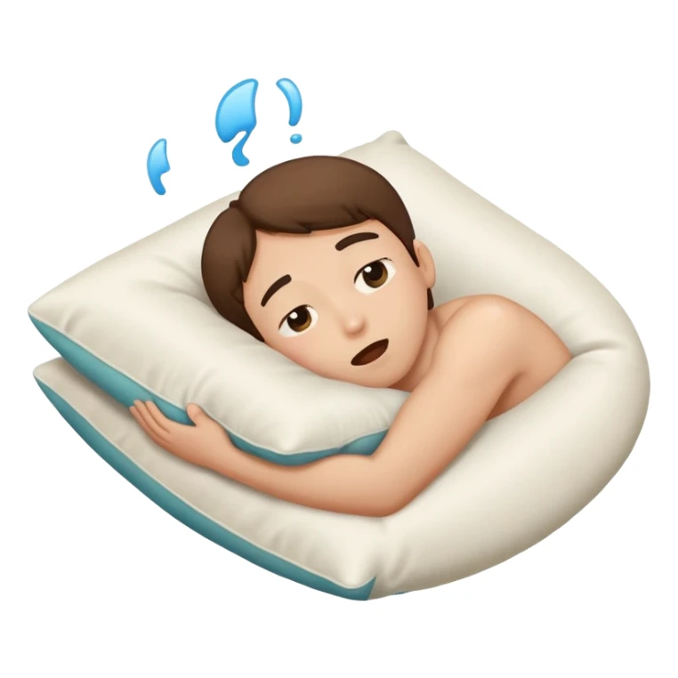  drooling on pillow sticker