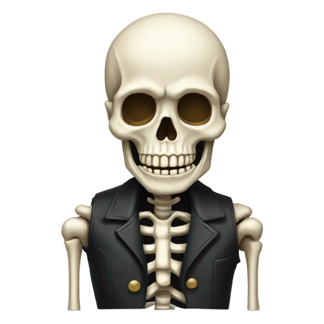 skeleton sticker