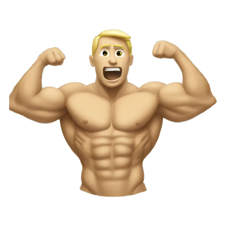 gold coin shows muscle sticker