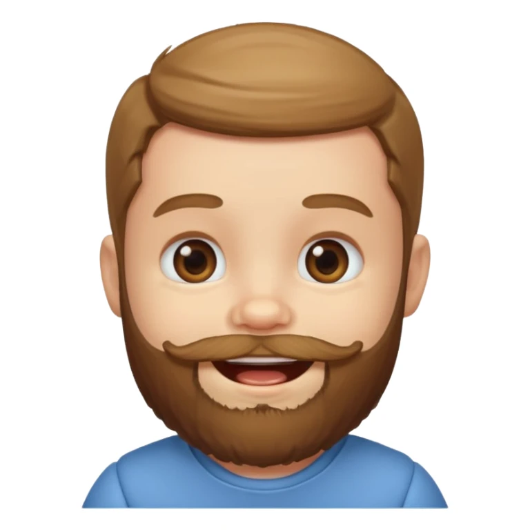 bearded baby sticker