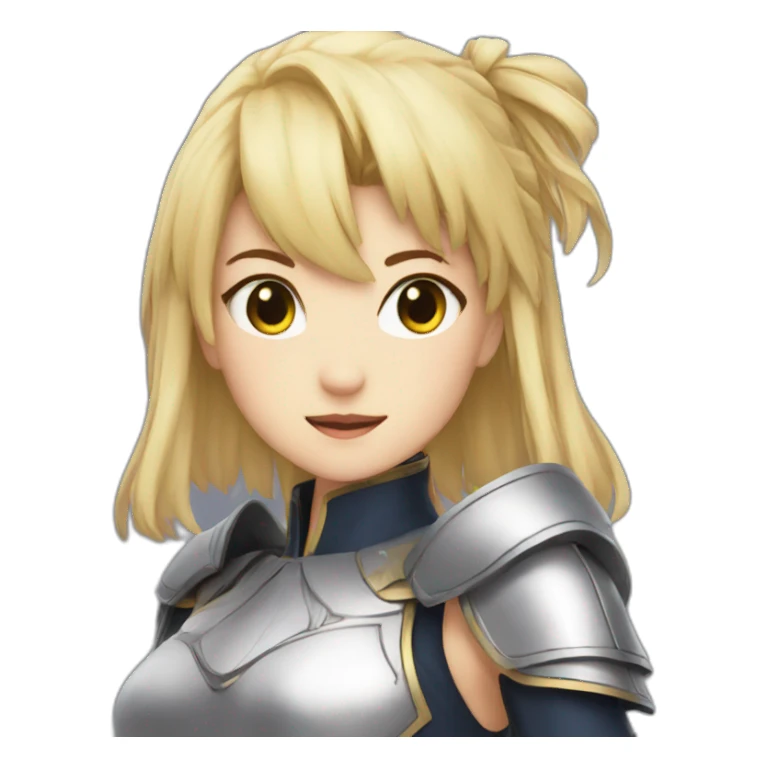 saber fate girl sticker