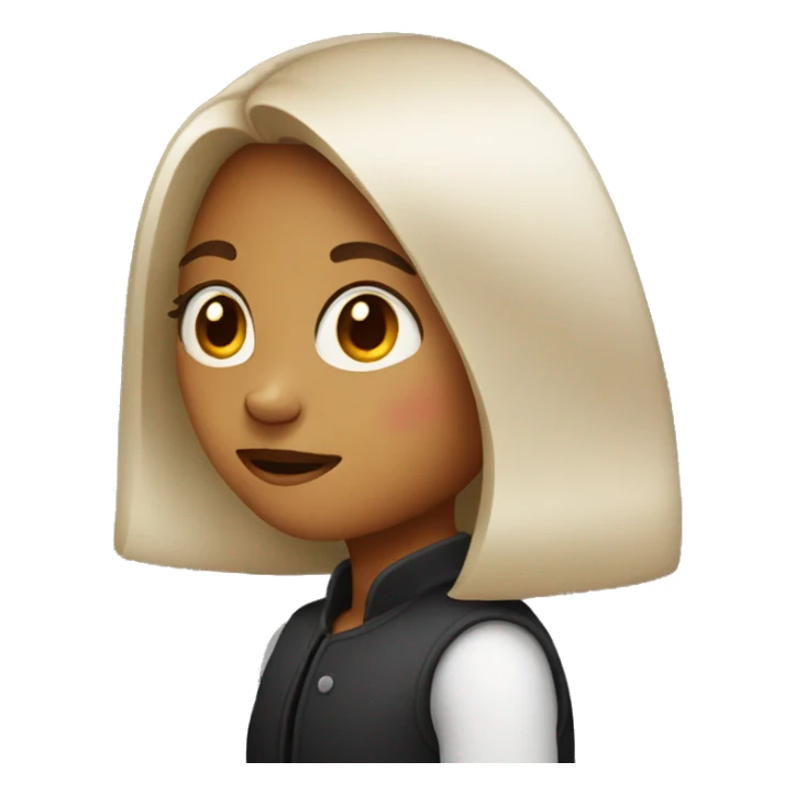 girl with back acne sticker