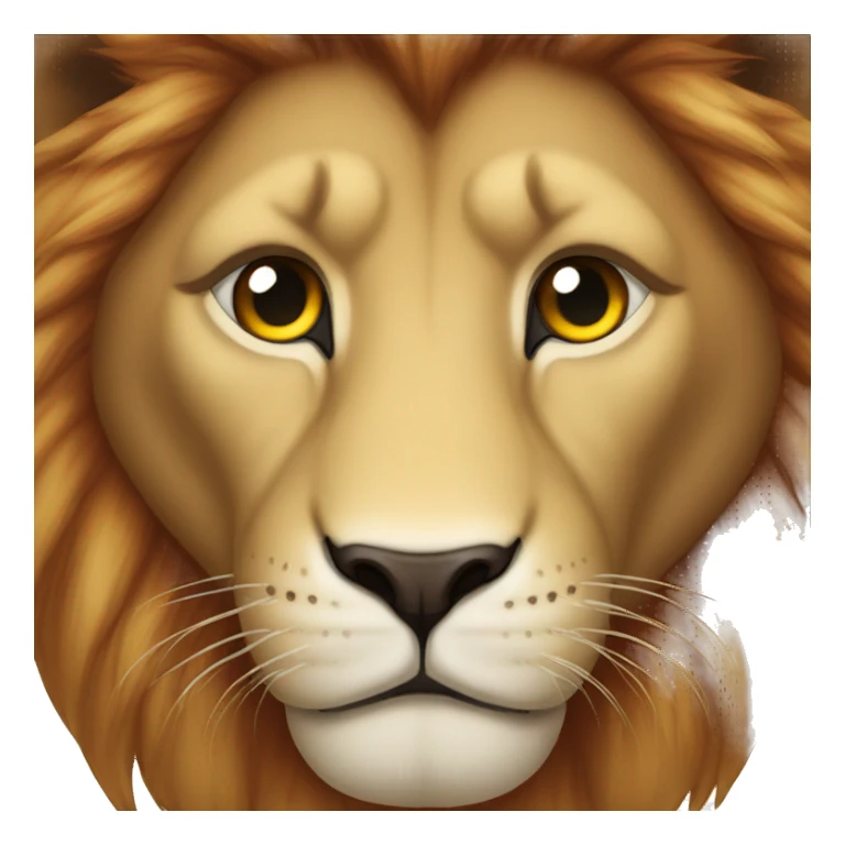 lion au yeux rouge  sticker