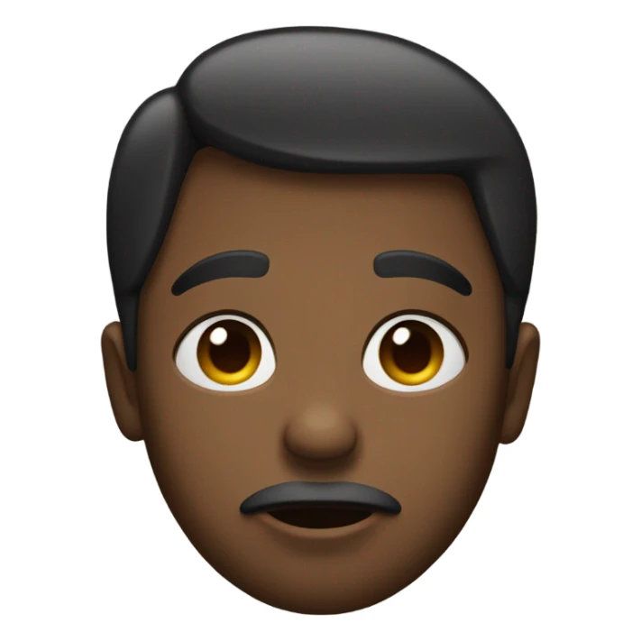 This emoji 😚 but in black sticker