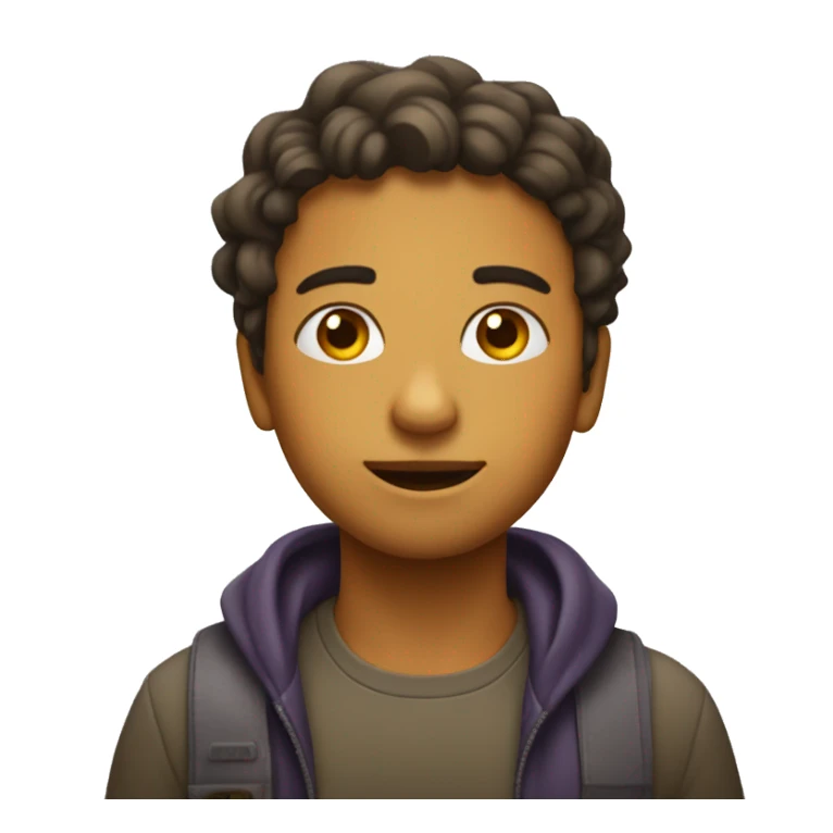 una carita exitada sticker