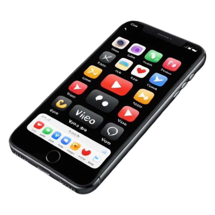 iPhone on YouTube app showing video views sticker