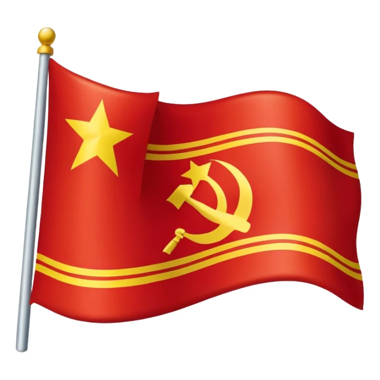 A flag of USSR  sticker