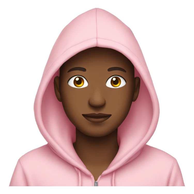 Pastel pink hoodie  sticker
