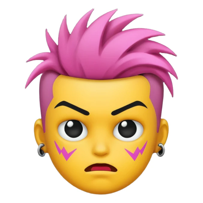 Punk culture sticker