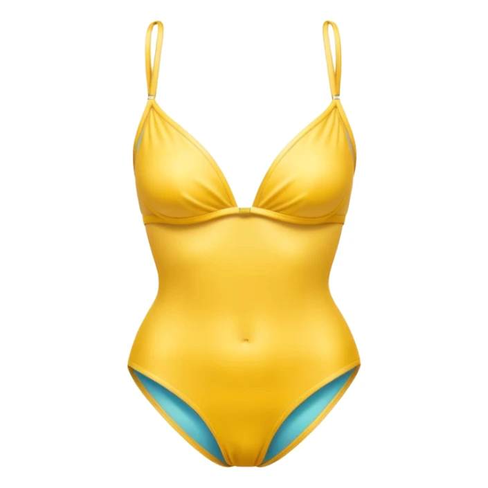 Yellow bikini no girl sticker