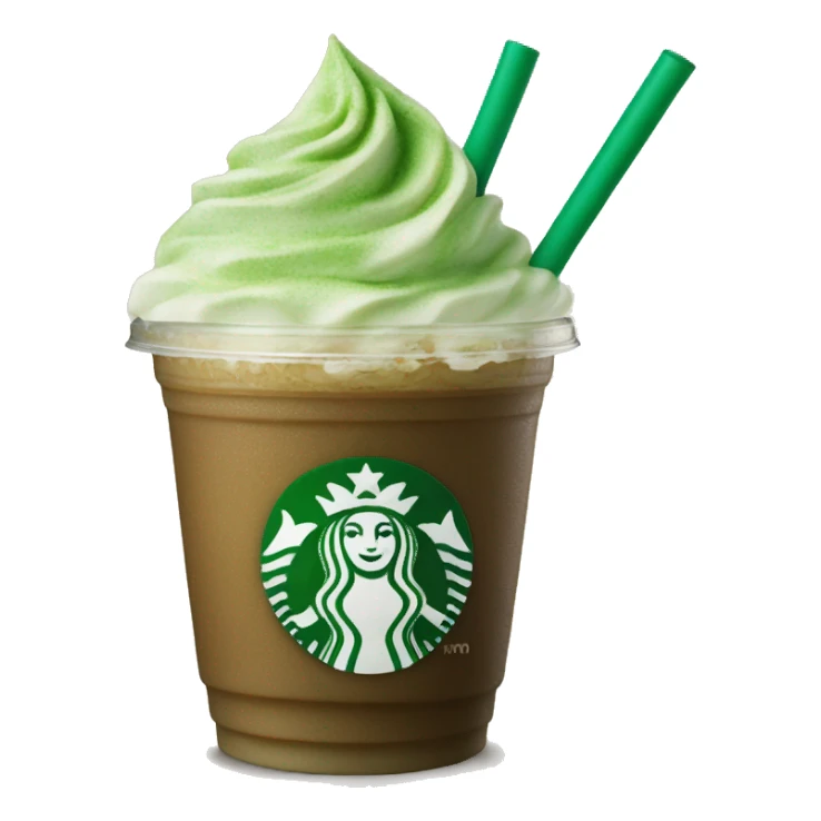 Starbucks matcha frappucino sticker