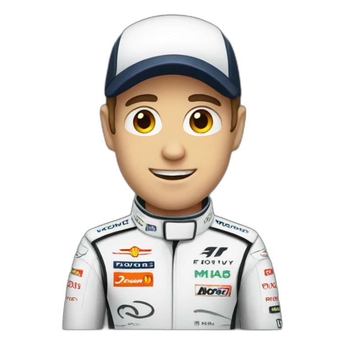 f1 driver sticker