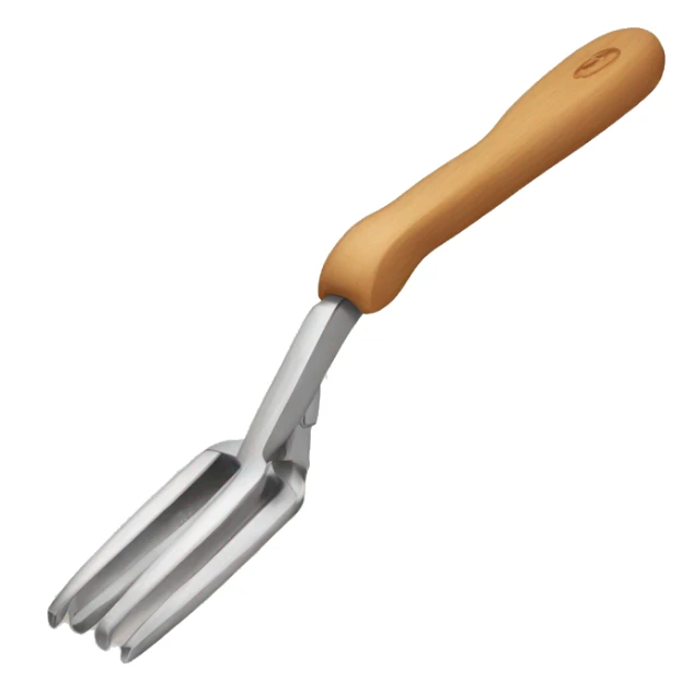 Wooden kitchen tongs sticker