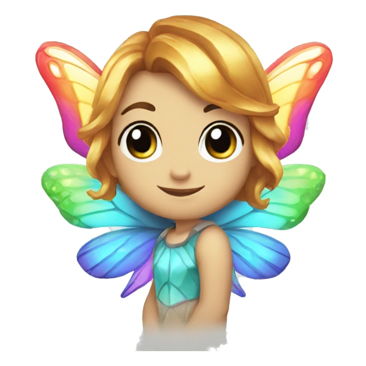 Rainbow-Diamond-Gem-Butterfly-Fakémon sticker